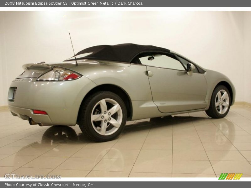 Optimist Green Metallic / Dark Charcoal 2008 Mitsubishi Eclipse Spyder GS
