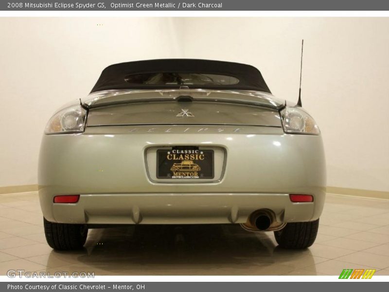 Optimist Green Metallic / Dark Charcoal 2008 Mitsubishi Eclipse Spyder GS