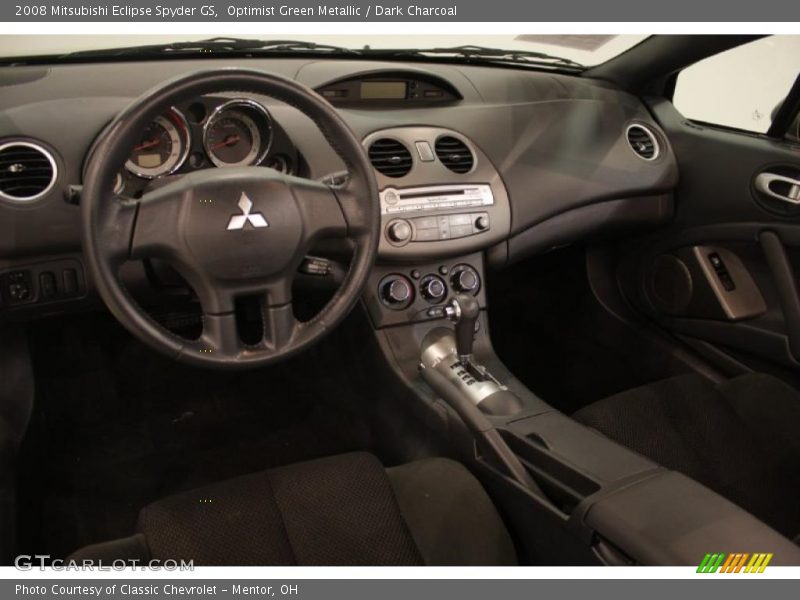 Optimist Green Metallic / Dark Charcoal 2008 Mitsubishi Eclipse Spyder GS