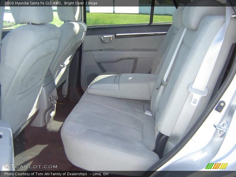 Bright Silver / Beige 2009 Hyundai Santa Fe GLS 4WD