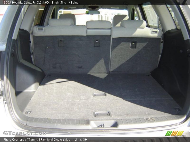 Bright Silver / Beige 2009 Hyundai Santa Fe GLS 4WD
