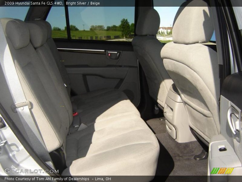 Bright Silver / Beige 2009 Hyundai Santa Fe GLS 4WD