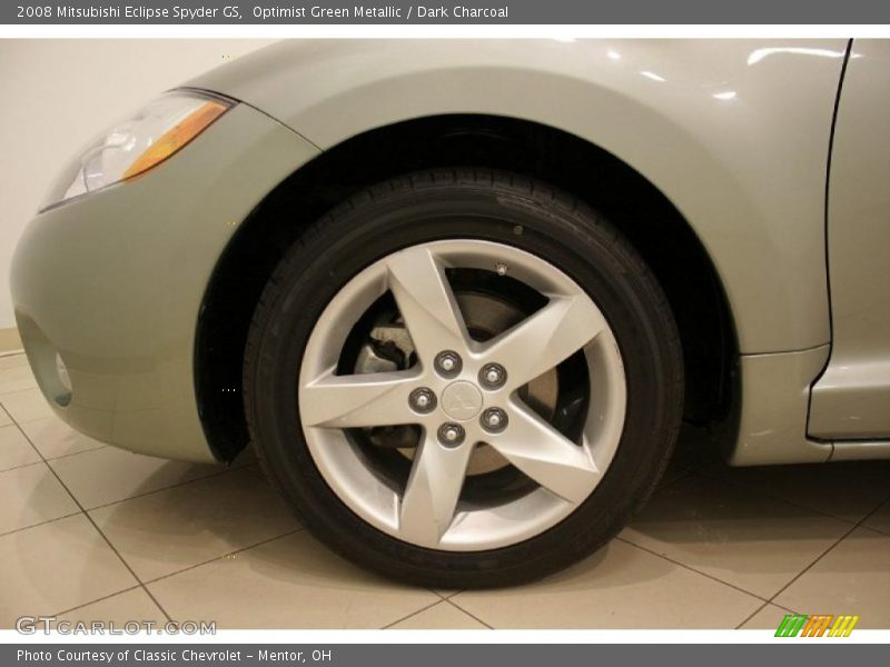 Optimist Green Metallic / Dark Charcoal 2008 Mitsubishi Eclipse Spyder GS