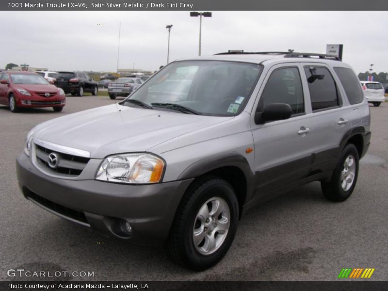 Satin Silver Metallic / Dark Flint Gray 2003 Mazda Tribute LX-V6