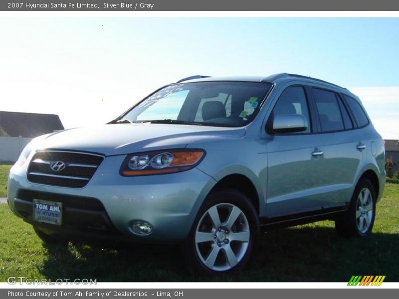 Silver Blue / Gray 2007 Hyundai Santa Fe Limited