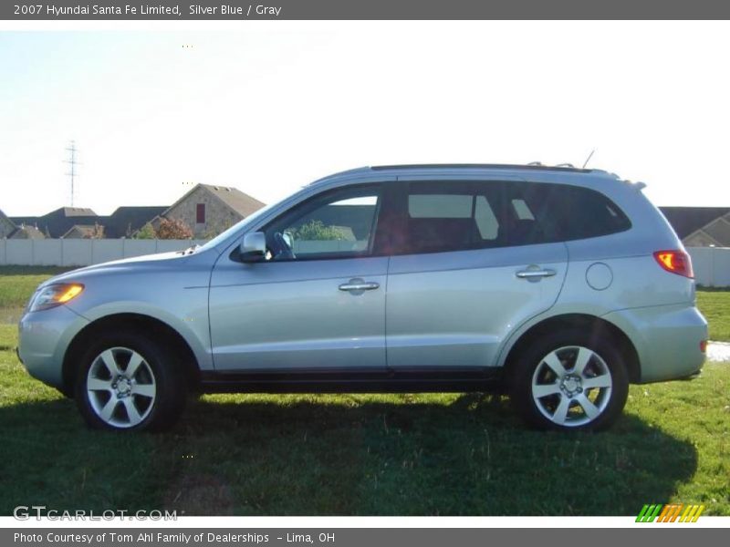 Silver Blue / Gray 2007 Hyundai Santa Fe Limited
