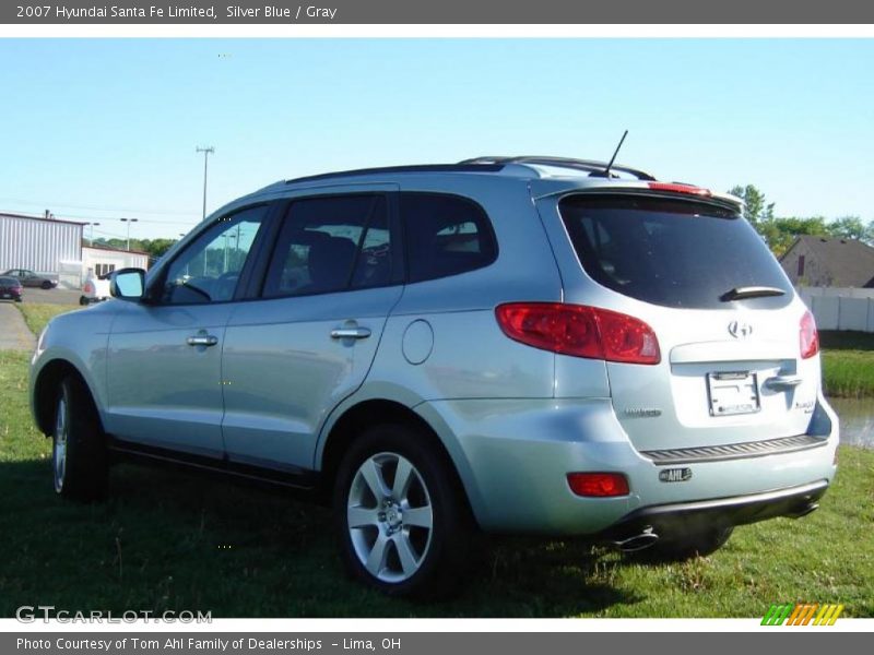 Silver Blue / Gray 2007 Hyundai Santa Fe Limited