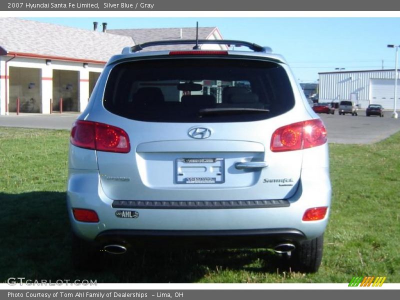 Silver Blue / Gray 2007 Hyundai Santa Fe Limited