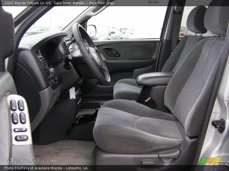 Satin Silver Metallic / Dark Flint Gray 2003 Mazda Tribute LX-V6