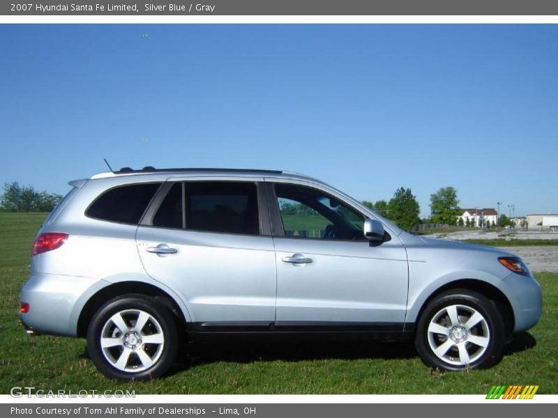 Silver Blue / Gray 2007 Hyundai Santa Fe Limited