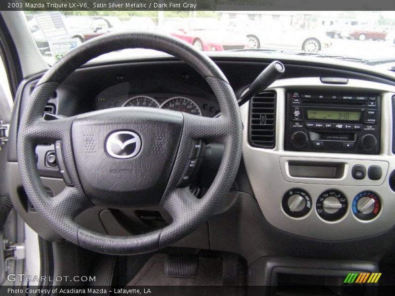 Satin Silver Metallic / Dark Flint Gray 2003 Mazda Tribute LX-V6