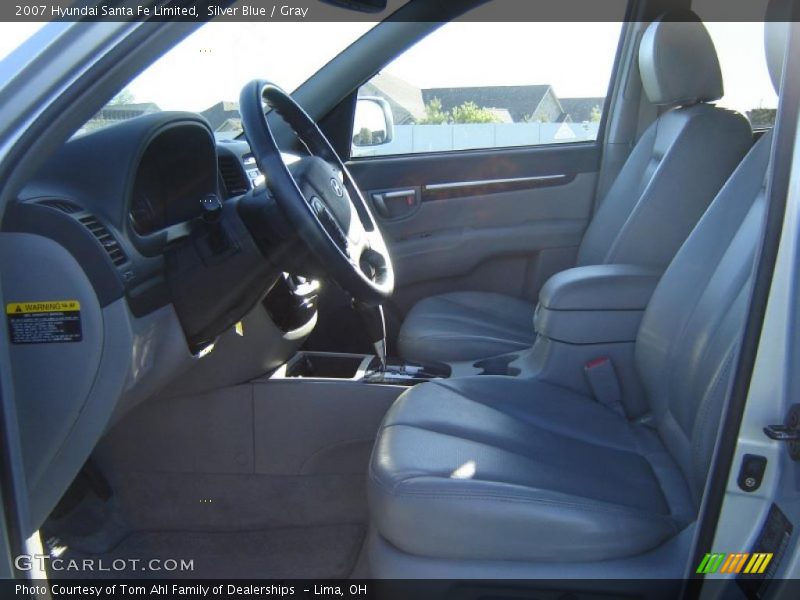 Silver Blue / Gray 2007 Hyundai Santa Fe Limited