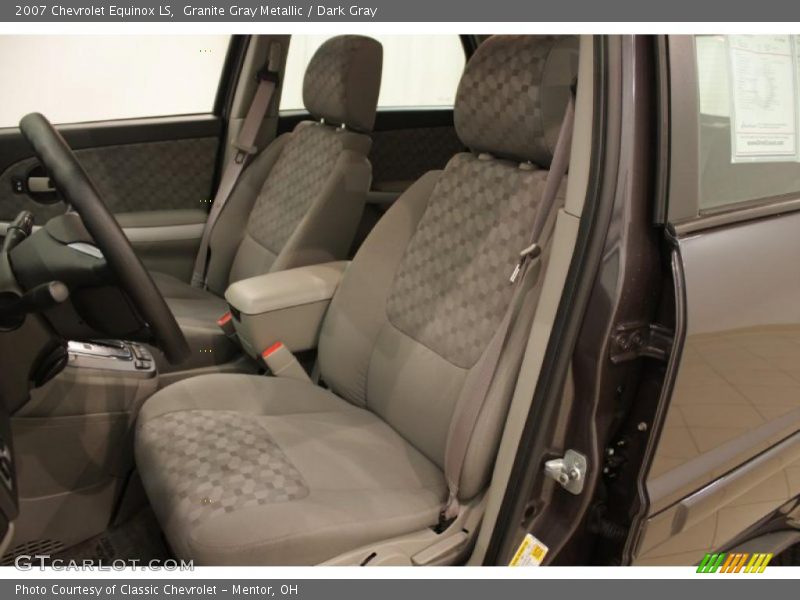 Granite Gray Metallic / Dark Gray 2007 Chevrolet Equinox LS