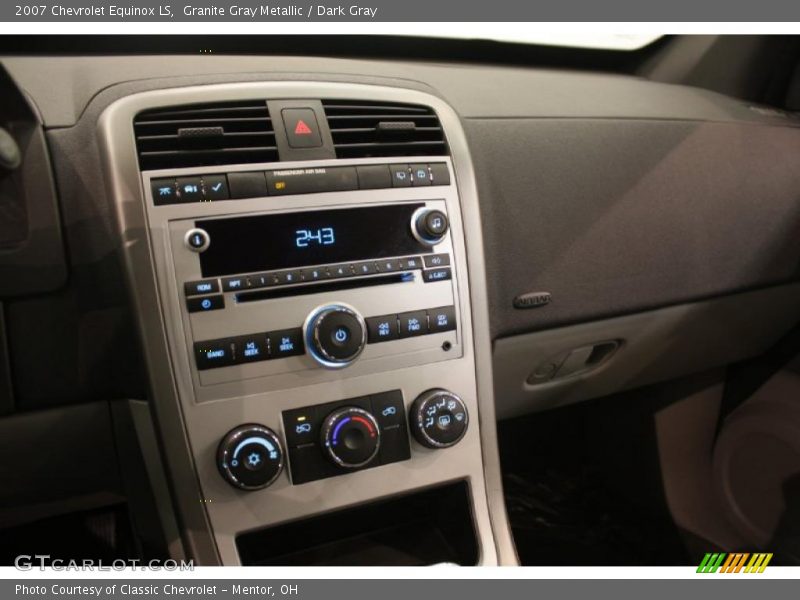 Granite Gray Metallic / Dark Gray 2007 Chevrolet Equinox LS
