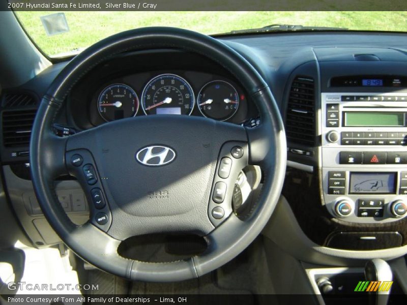 Silver Blue / Gray 2007 Hyundai Santa Fe Limited