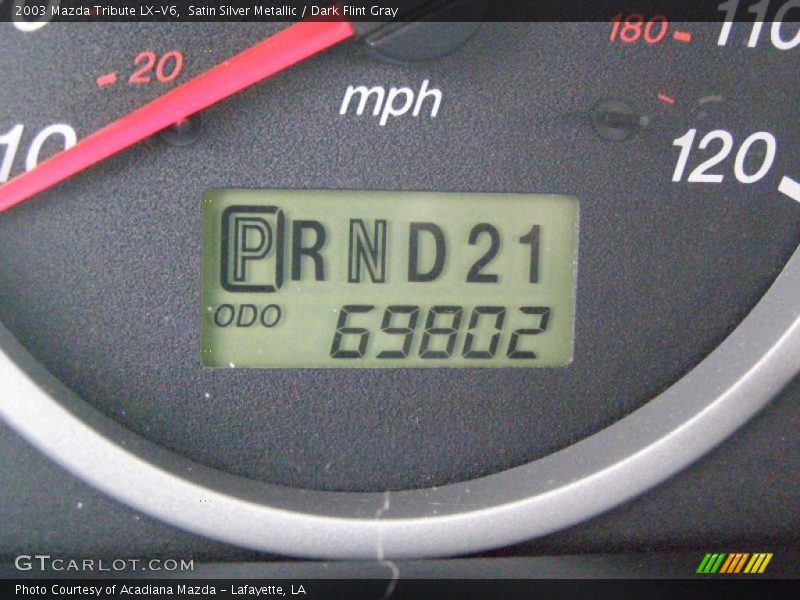 Satin Silver Metallic / Dark Flint Gray 2003 Mazda Tribute LX-V6