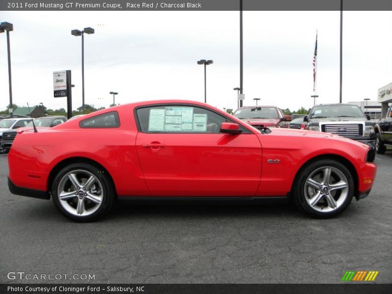 Race Red / Charcoal Black 2011 Ford Mustang GT Premium Coupe