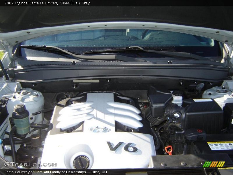 Silver Blue / Gray 2007 Hyundai Santa Fe Limited