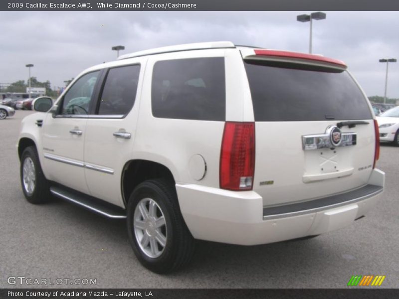 White Diamond / Cocoa/Cashmere 2009 Cadillac Escalade AWD