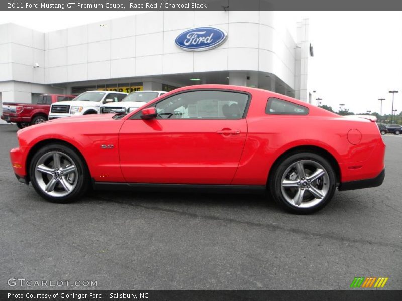 Race Red / Charcoal Black 2011 Ford Mustang GT Premium Coupe
