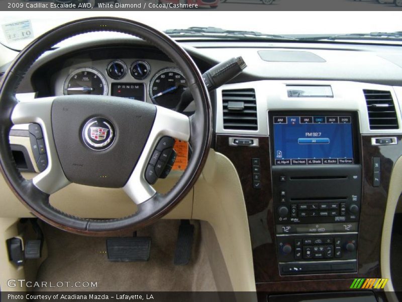 White Diamond / Cocoa/Cashmere 2009 Cadillac Escalade AWD