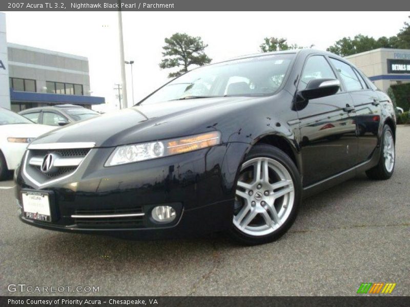 Nighthawk Black Pearl / Parchment 2007 Acura TL 3.2