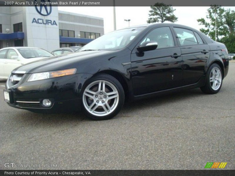 Nighthawk Black Pearl / Parchment 2007 Acura TL 3.2