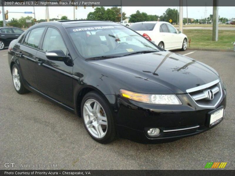 Nighthawk Black Pearl / Parchment 2007 Acura TL 3.2