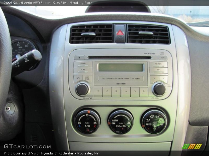 Silky Silver Metallic / Black 2006 Suzuki Aerio AWD Sedan