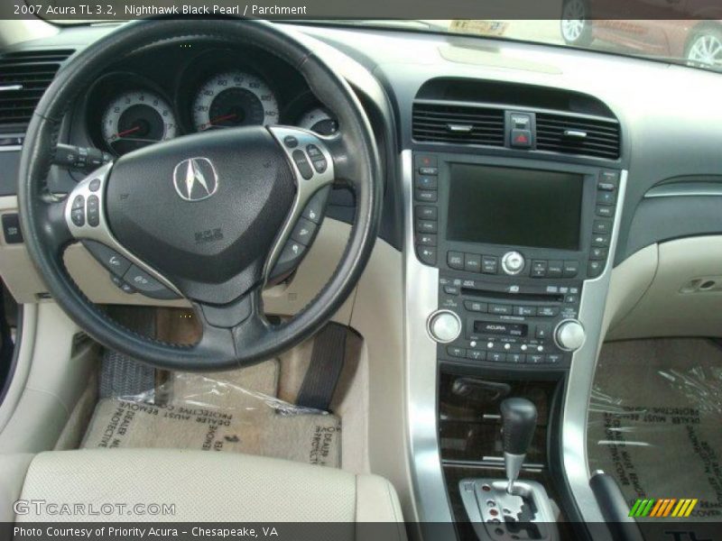 Nighthawk Black Pearl / Parchment 2007 Acura TL 3.2