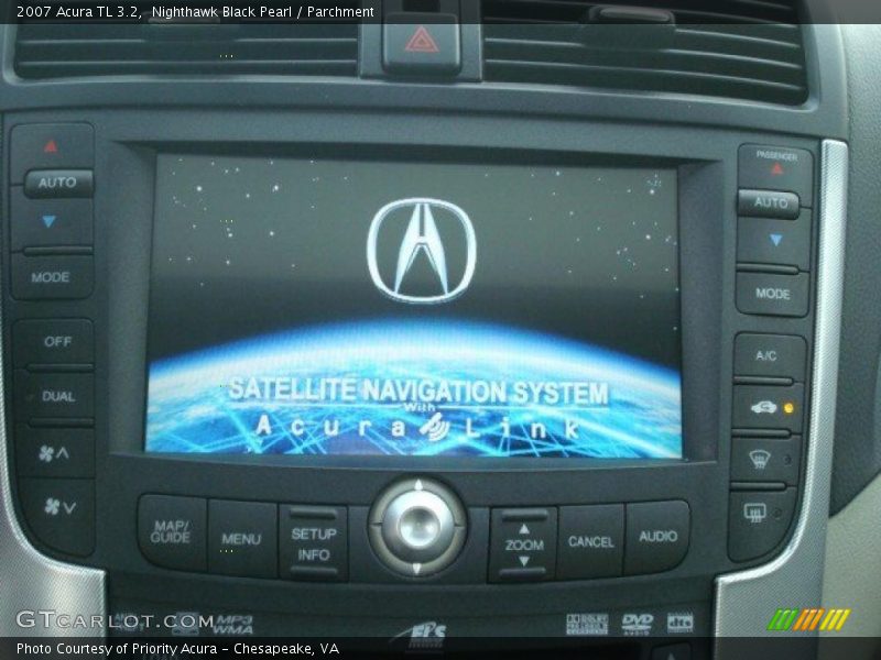 Nighthawk Black Pearl / Parchment 2007 Acura TL 3.2