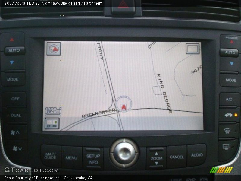 Nighthawk Black Pearl / Parchment 2007 Acura TL 3.2