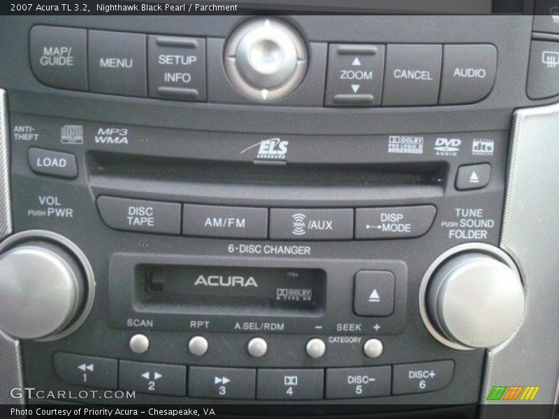 Nighthawk Black Pearl / Parchment 2007 Acura TL 3.2