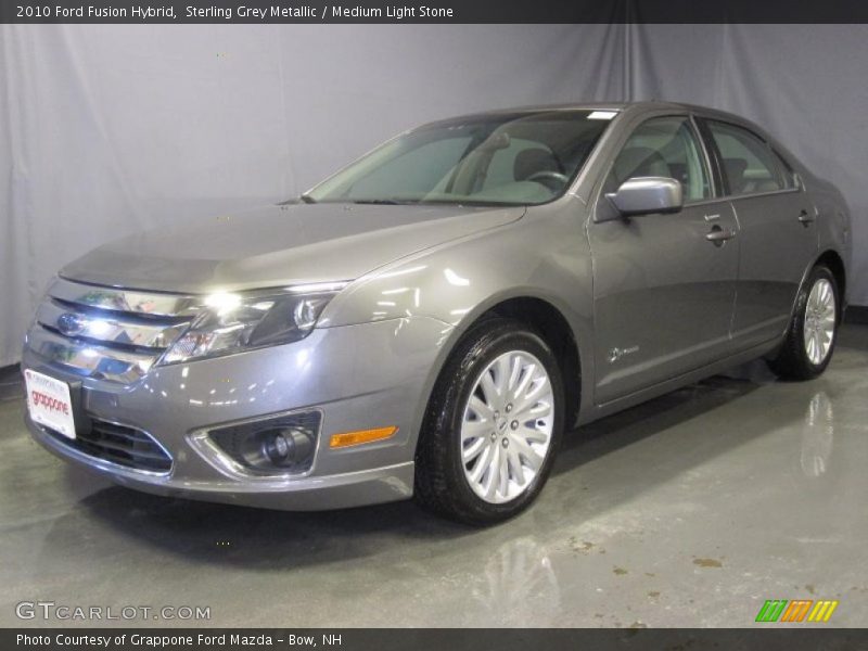 Sterling Grey Metallic / Medium Light Stone 2010 Ford Fusion Hybrid