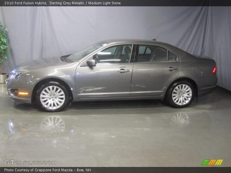 Sterling Grey Metallic / Medium Light Stone 2010 Ford Fusion Hybrid