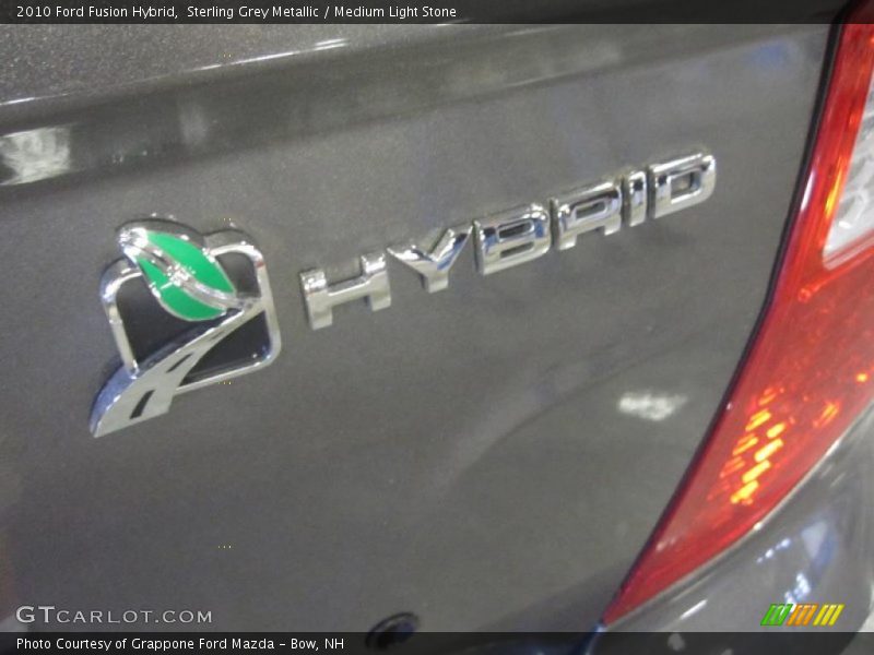 Sterling Grey Metallic / Medium Light Stone 2010 Ford Fusion Hybrid