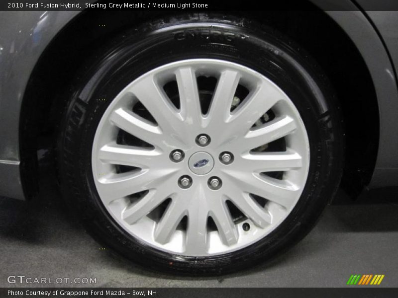 Sterling Grey Metallic / Medium Light Stone 2010 Ford Fusion Hybrid