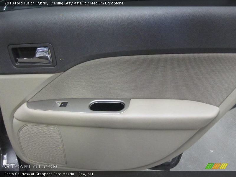 Sterling Grey Metallic / Medium Light Stone 2010 Ford Fusion Hybrid
