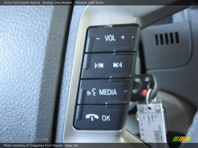 Sterling Grey Metallic / Medium Light Stone 2010 Ford Fusion Hybrid