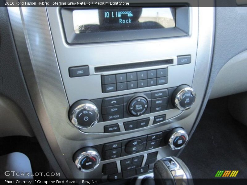 Sterling Grey Metallic / Medium Light Stone 2010 Ford Fusion Hybrid