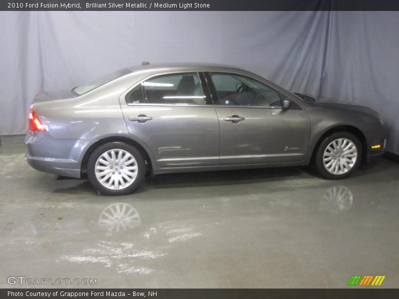 Brilliant Silver Metallic / Medium Light Stone 2010 Ford Fusion Hybrid