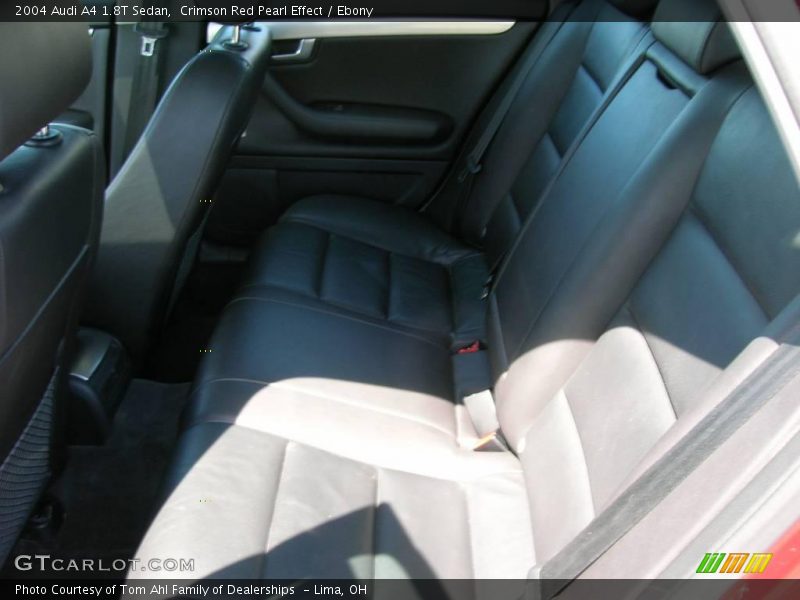 Crimson Red Pearl Effect / Ebony 2004 Audi A4 1.8T Sedan
