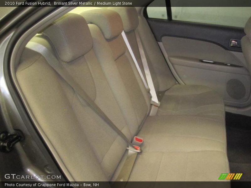 Brilliant Silver Metallic / Medium Light Stone 2010 Ford Fusion Hybrid