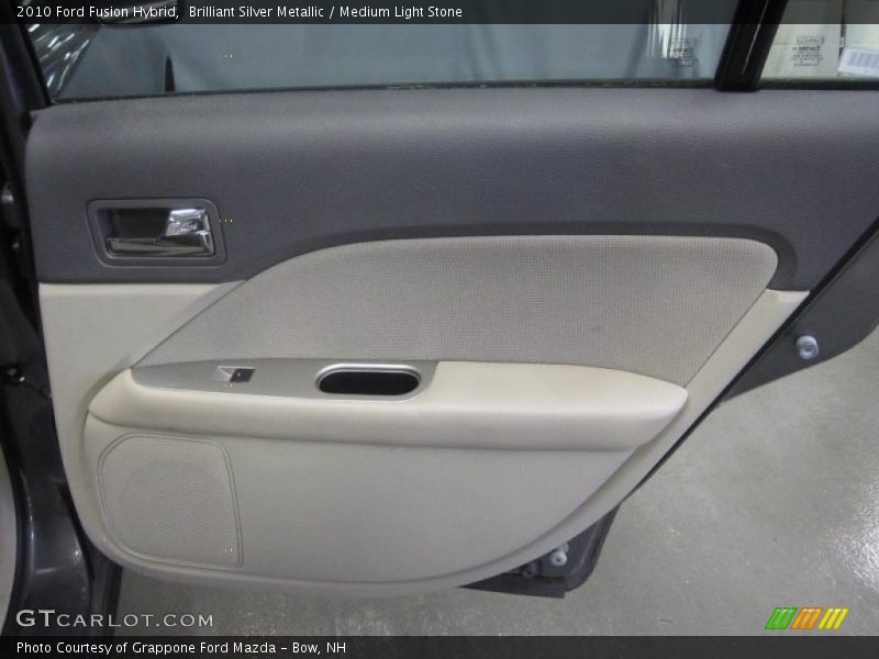 Brilliant Silver Metallic / Medium Light Stone 2010 Ford Fusion Hybrid