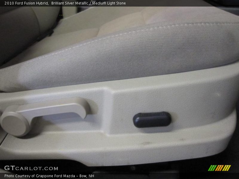 Brilliant Silver Metallic / Medium Light Stone 2010 Ford Fusion Hybrid