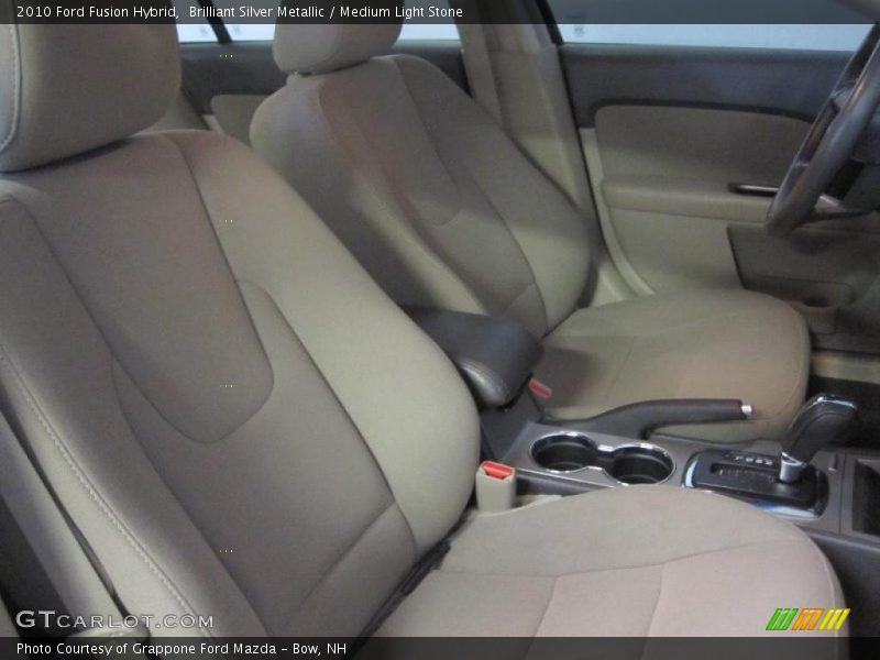 Brilliant Silver Metallic / Medium Light Stone 2010 Ford Fusion Hybrid