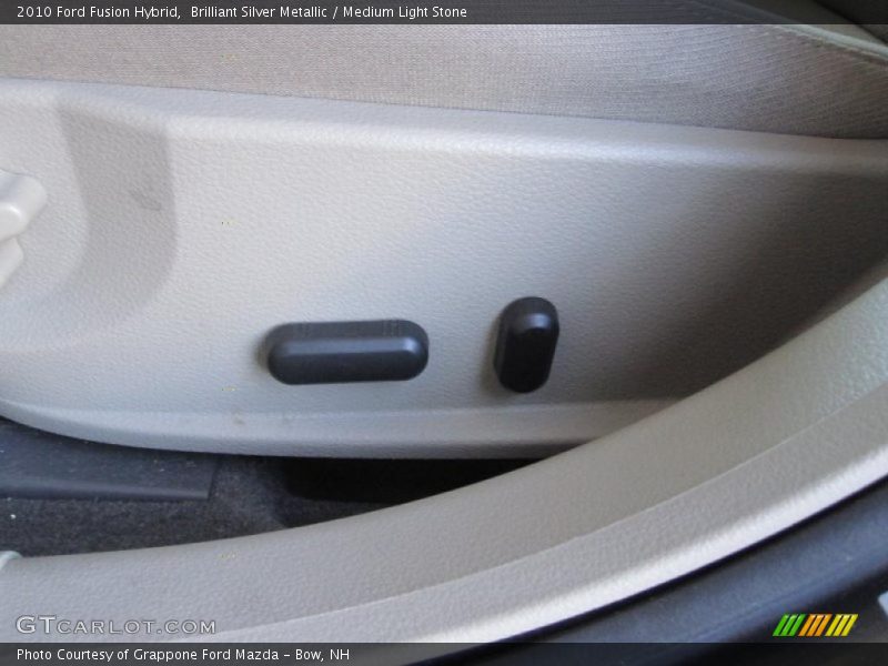 Brilliant Silver Metallic / Medium Light Stone 2010 Ford Fusion Hybrid