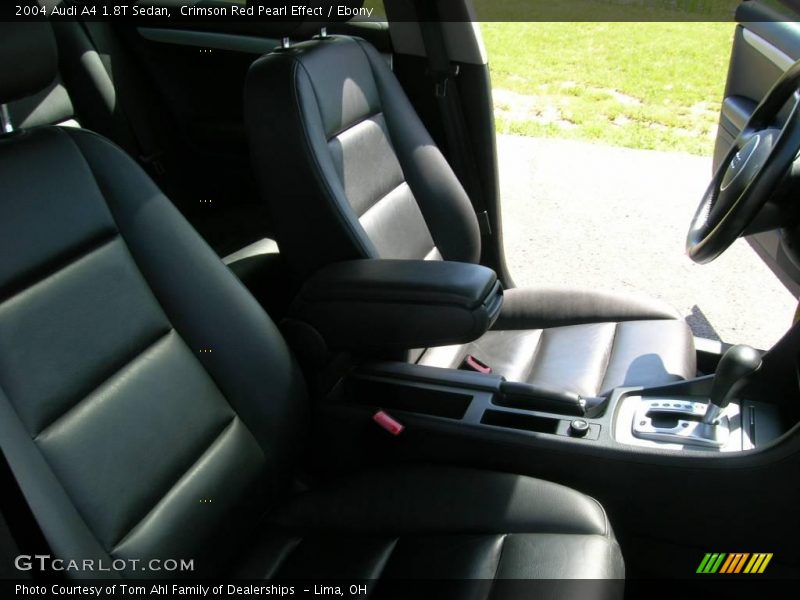Crimson Red Pearl Effect / Ebony 2004 Audi A4 1.8T Sedan