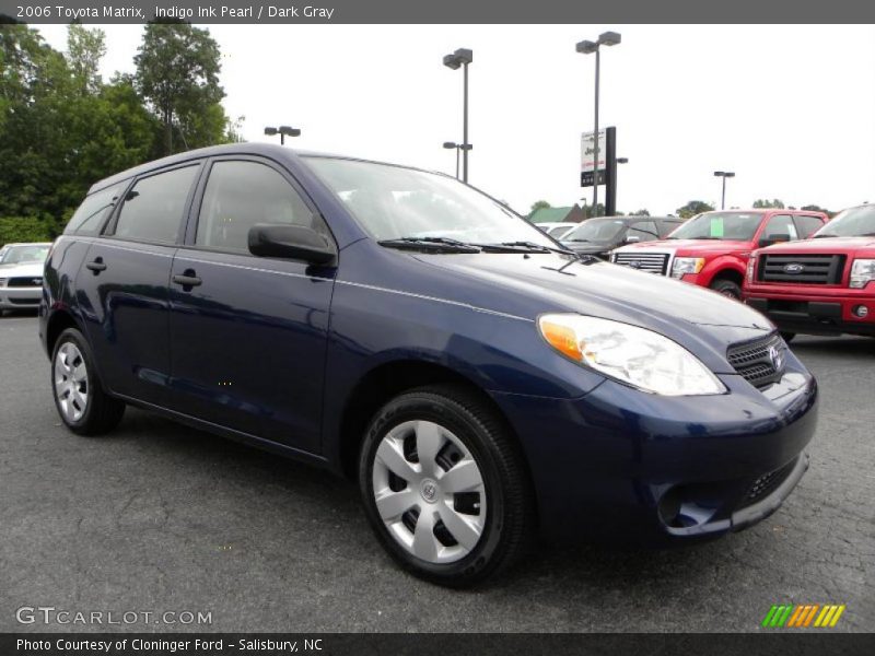 Indigo Ink Pearl / Dark Gray 2006 Toyota Matrix