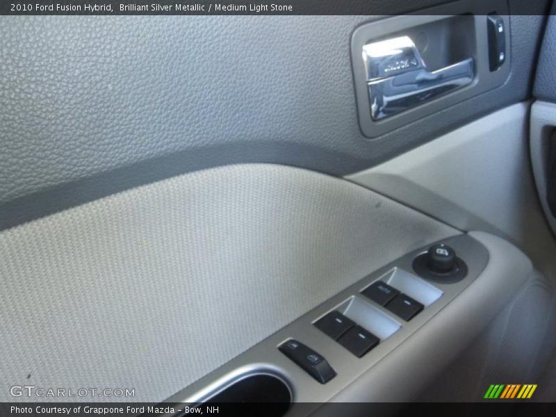 Brilliant Silver Metallic / Medium Light Stone 2010 Ford Fusion Hybrid